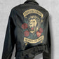 Painted Leather Jacket – Personalized Gift, Custom Hand-Painted Clothing.