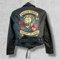 Painted Leather Jacket – Personalized Gift, Custom Hand-Painted Clothing.