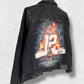 Basketball denim jacket, Personalized jean jacket, custom handpainted outfit.