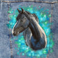 Painted denim jacket, custom jean jacket, horse gift, gift for horse lover, horse denim jacket, cowgirl jacket.