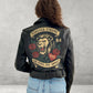 Painted Leather Jacket – Personalized Gift, Custom Hand-Painted Clothing.