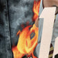 Basketball denim jacket, Personalized jean jacket, custom handpainted outfit.