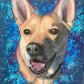 Custom Dog Portrait Hand Painted Denim Jacket | Unique Personalized Pet Jacket