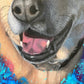 Custom Dog Portrait Hand Painted Denim Jacket | Unique Personalized Pet Jacket