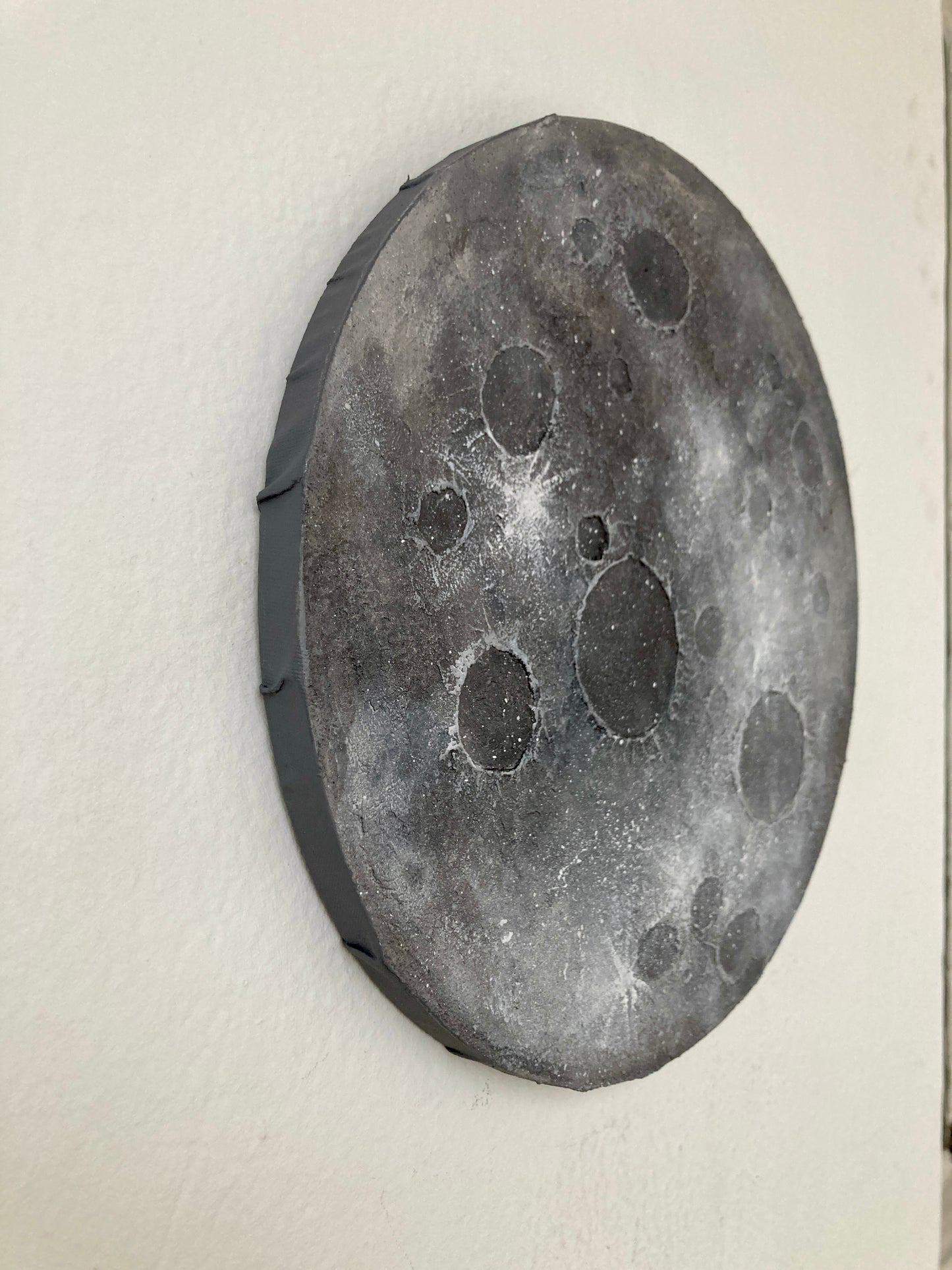 Custom Moon Phase Wall Art – Personalized Lunar Painting with Any Date & Optional Text