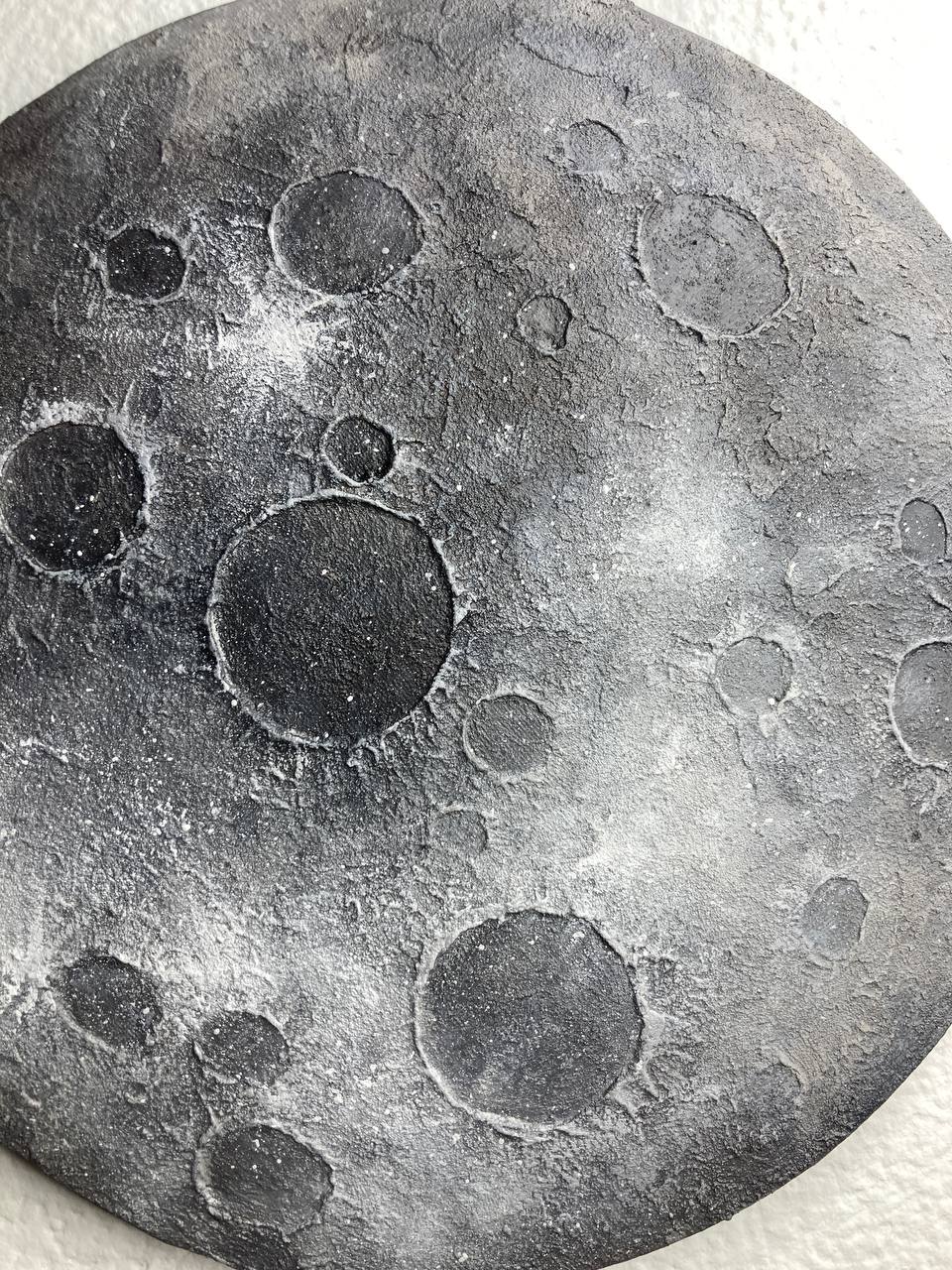 Custom Moon Phase Wall Art – Personalized Lunar Painting with Any Date & Optional Text