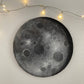 Custom Moon Phase Wall Art – Personalized Lunar Painting with Any Date & Optional Text