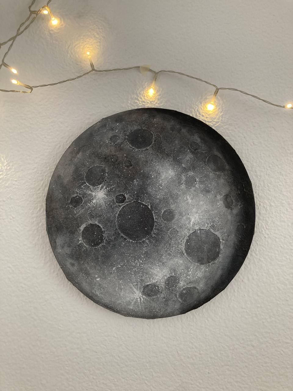 Custom Moon Phase Wall Art – Personalized Lunar Painting with Any Date & Optional Text