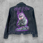 Grand Prix Inspired Hand-Painted Denim Jacket