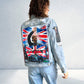 Hand-Painted Denim Jacket – Racing-Inspired Art Piece, Grand Prix Inspired Personalized Jean Jacket