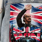 Hand-Painted Denim Jacket – Racing-Inspired Art Piece, Grand Prix Inspired Personalized Jean Jacket