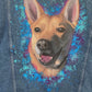Custom Dog Portrait Hand Painted Denim Jacket | Unique Personalized Pet Jacket