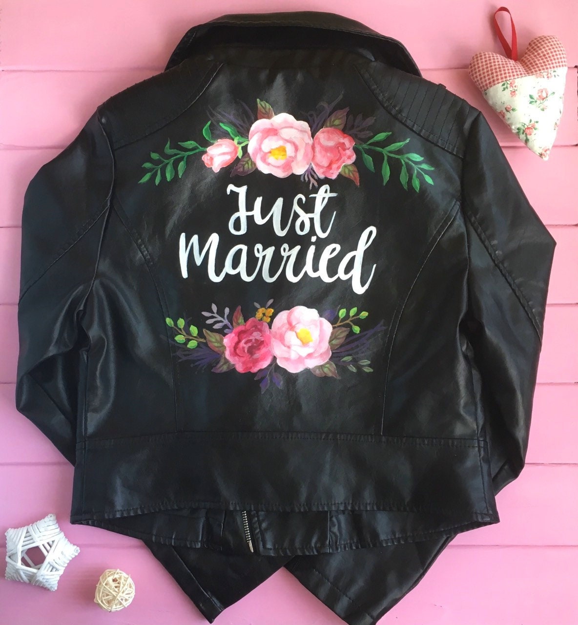 bride painted jacket