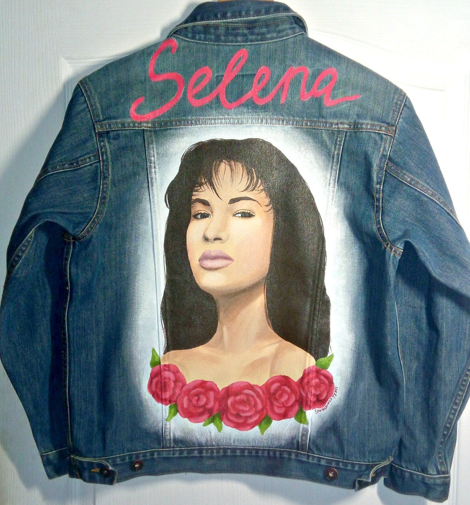 painted jean jacket