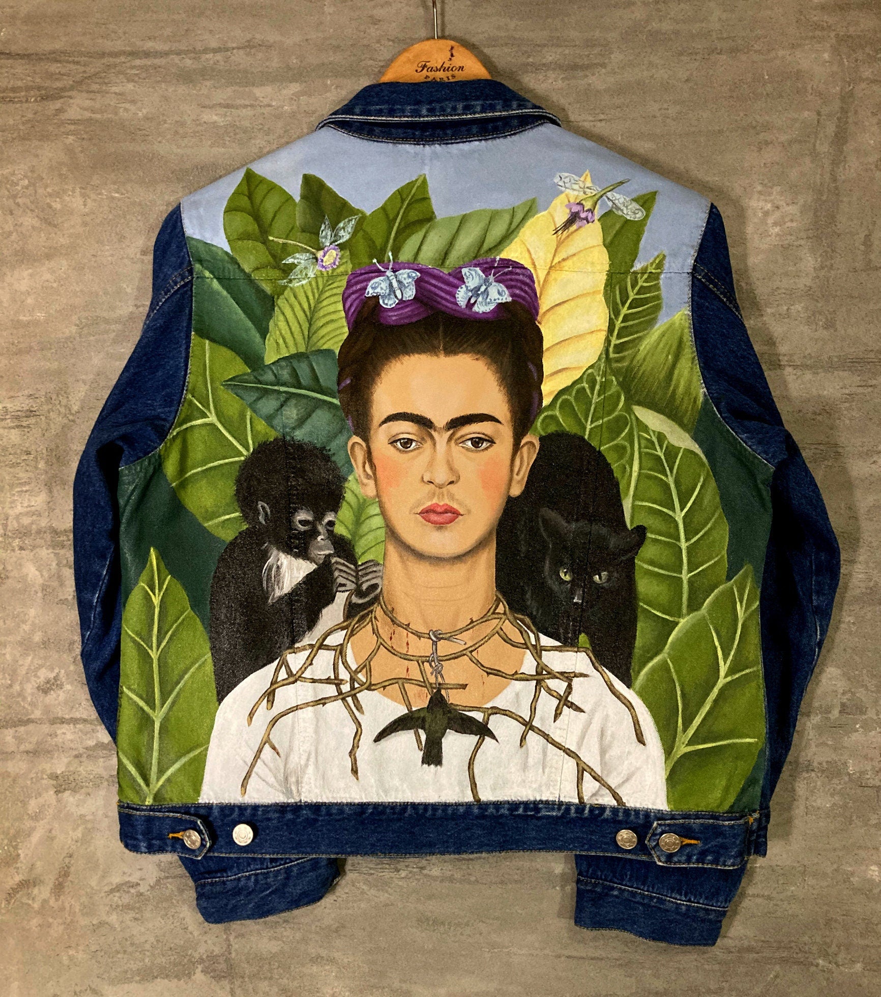 custom hand painted jacket