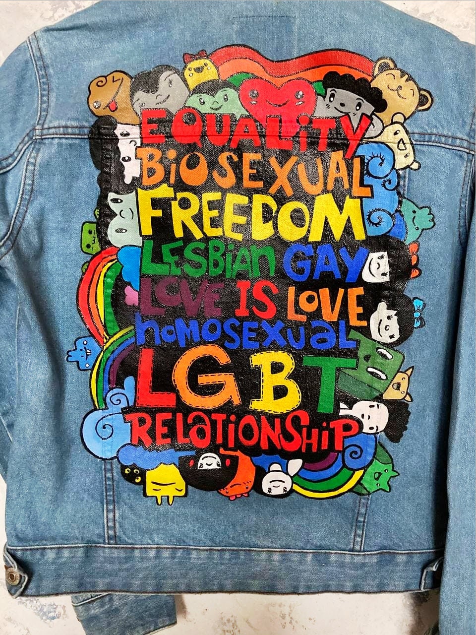 custom jean jacket