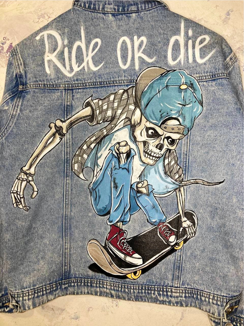 custom painted jacket