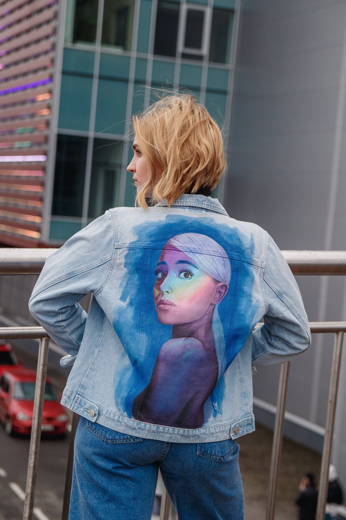 custom painted jacket