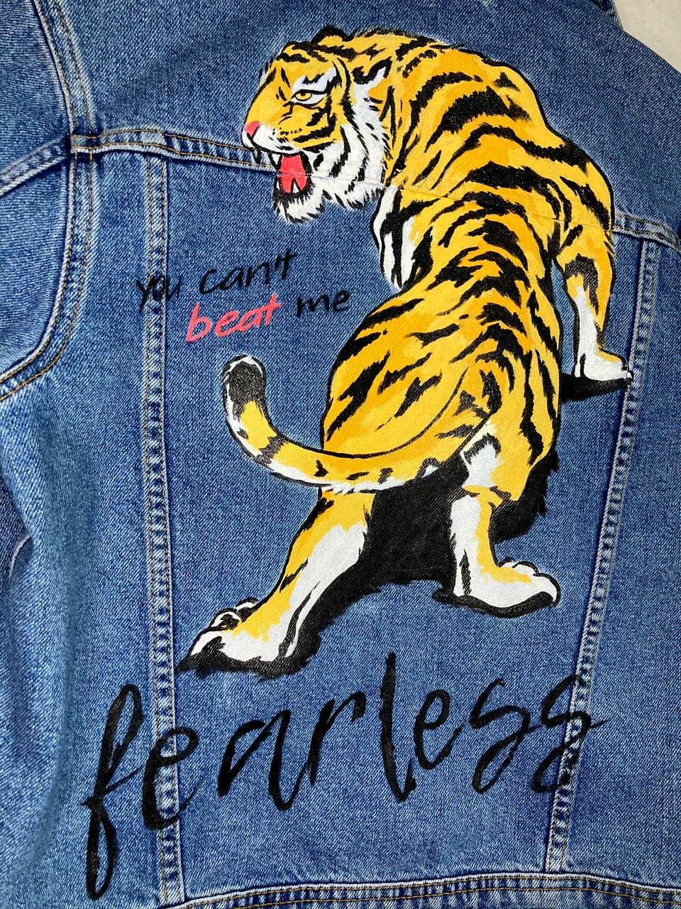 hand painted jacket