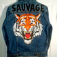 tiger face art