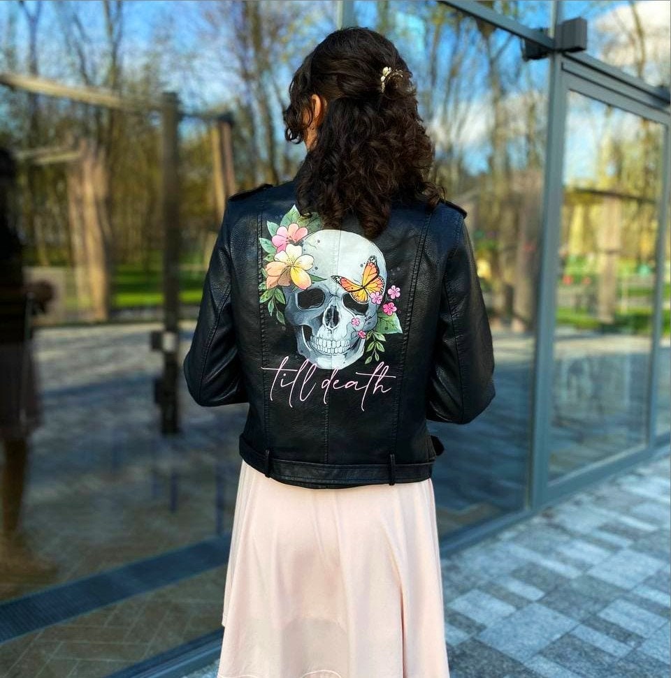 skull wedding jacket