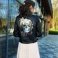 skull leather jacket