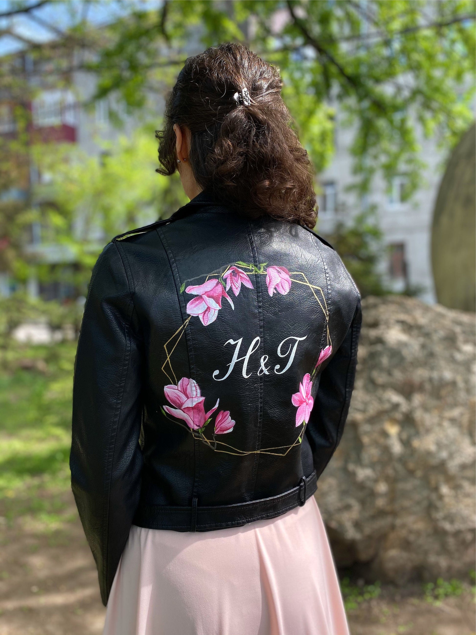 floral wedding jacket