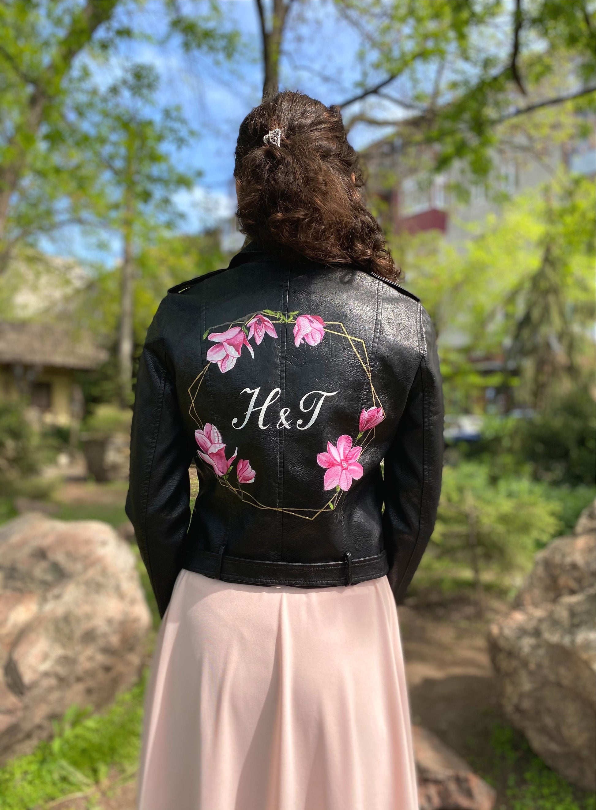 floral bride jacket