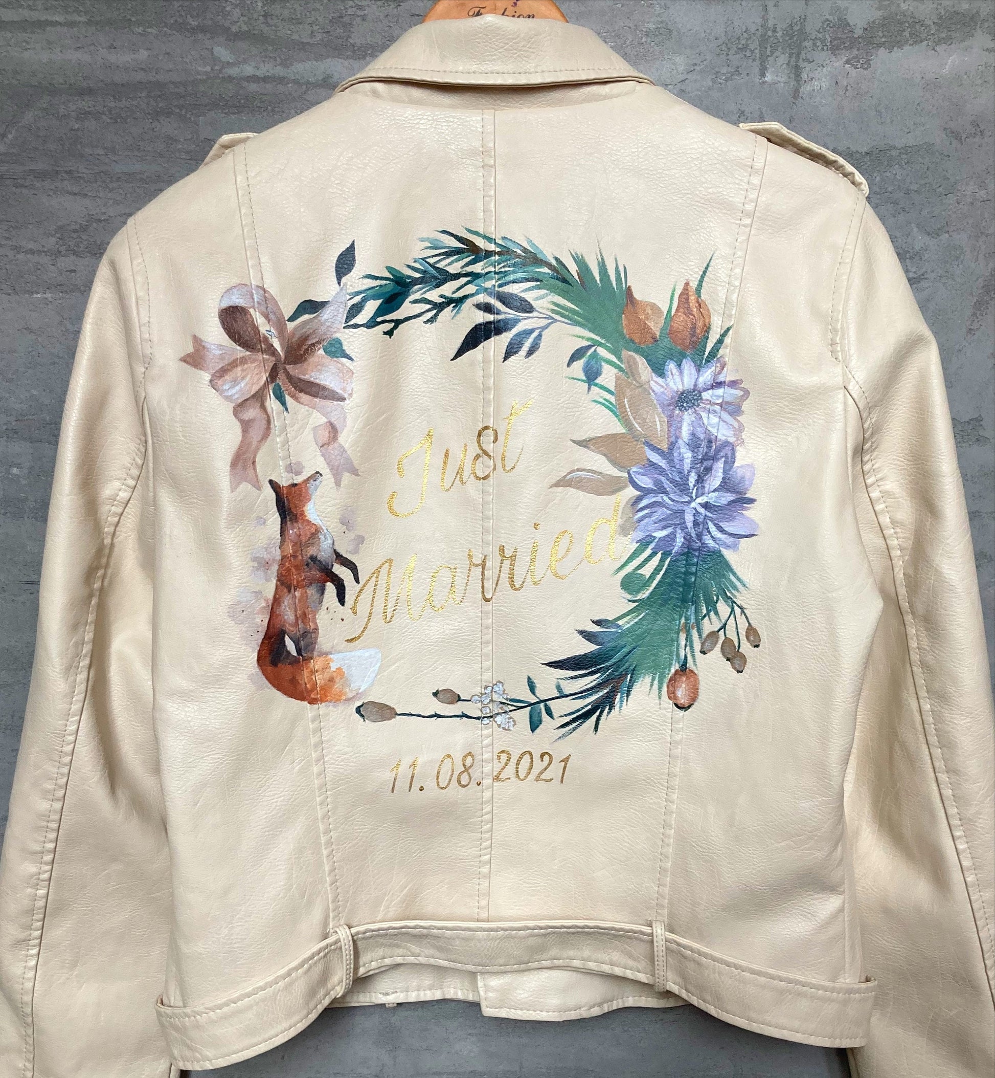 bridal printed jacket