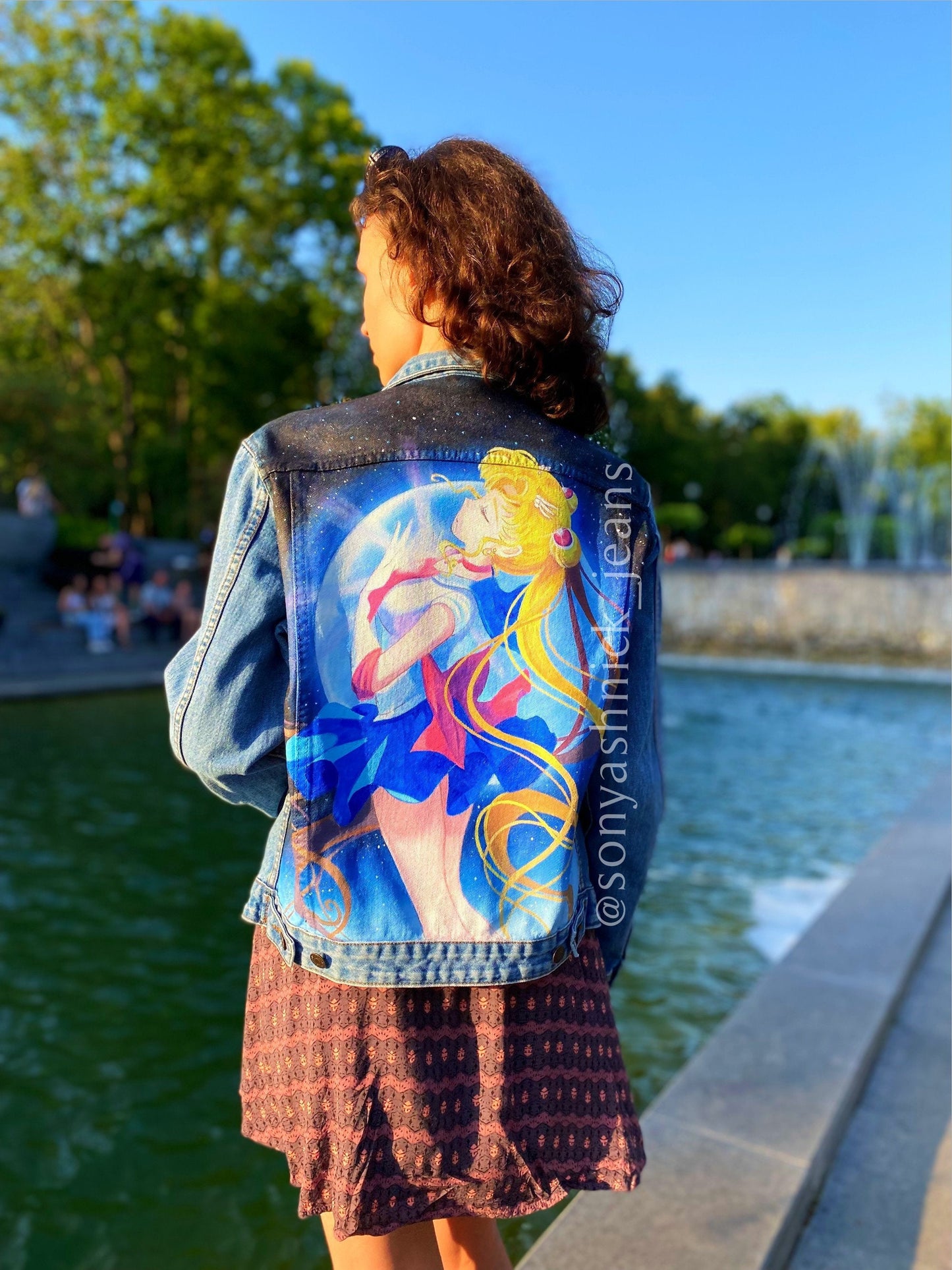 anime denim jacket