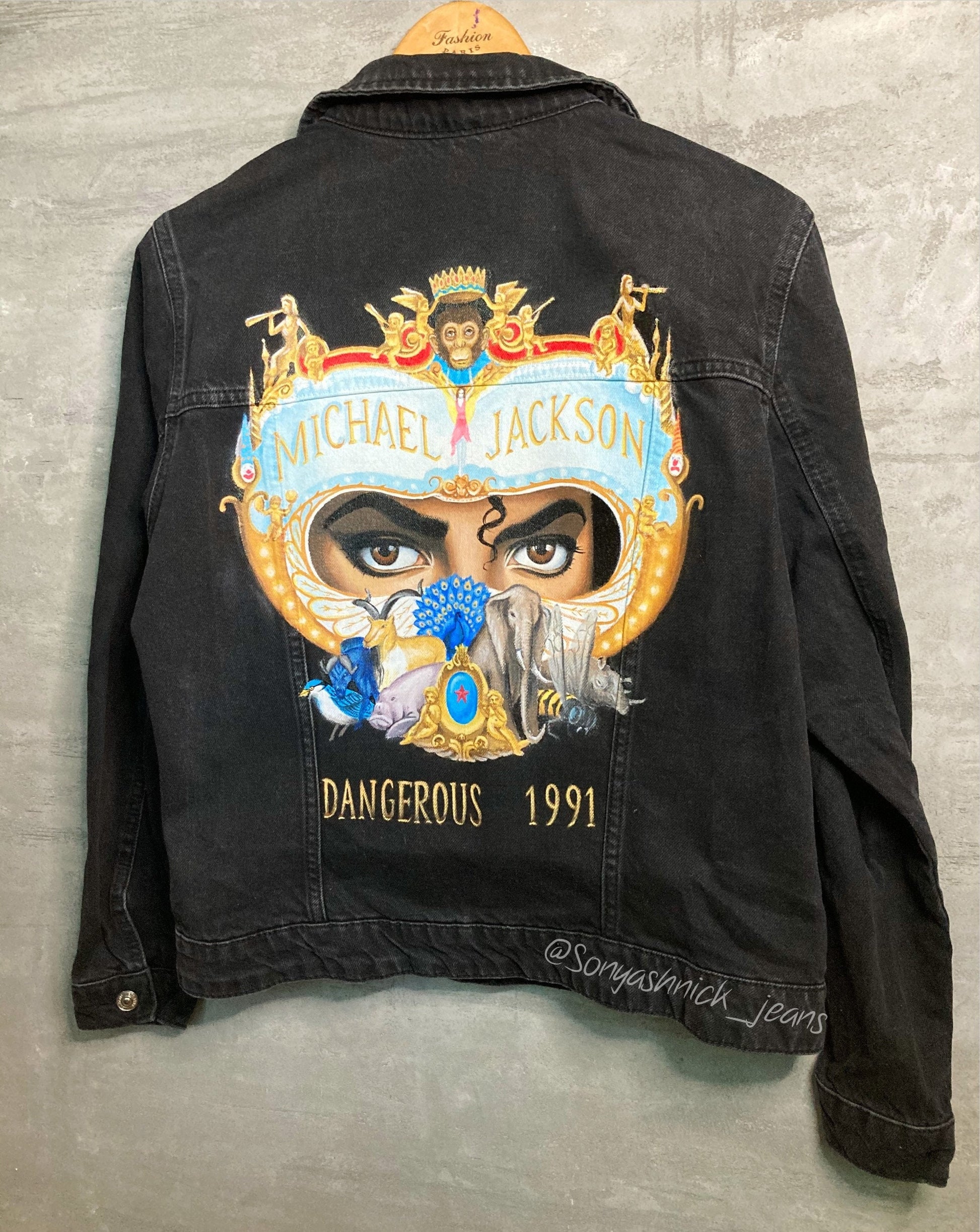 hand painted jacket