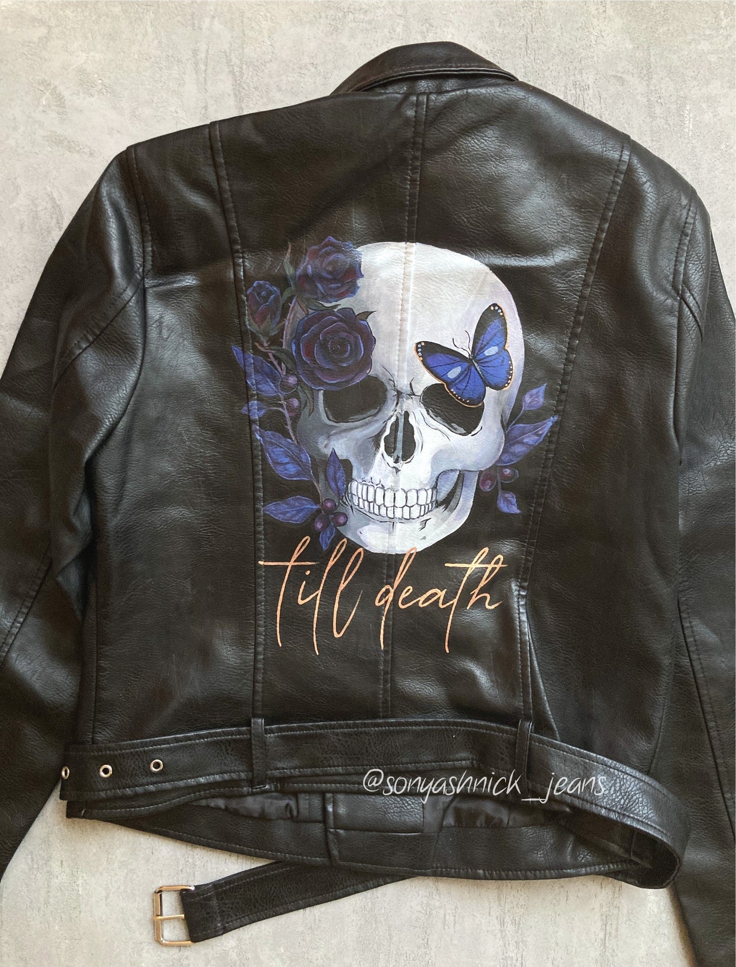 custom painted jacket