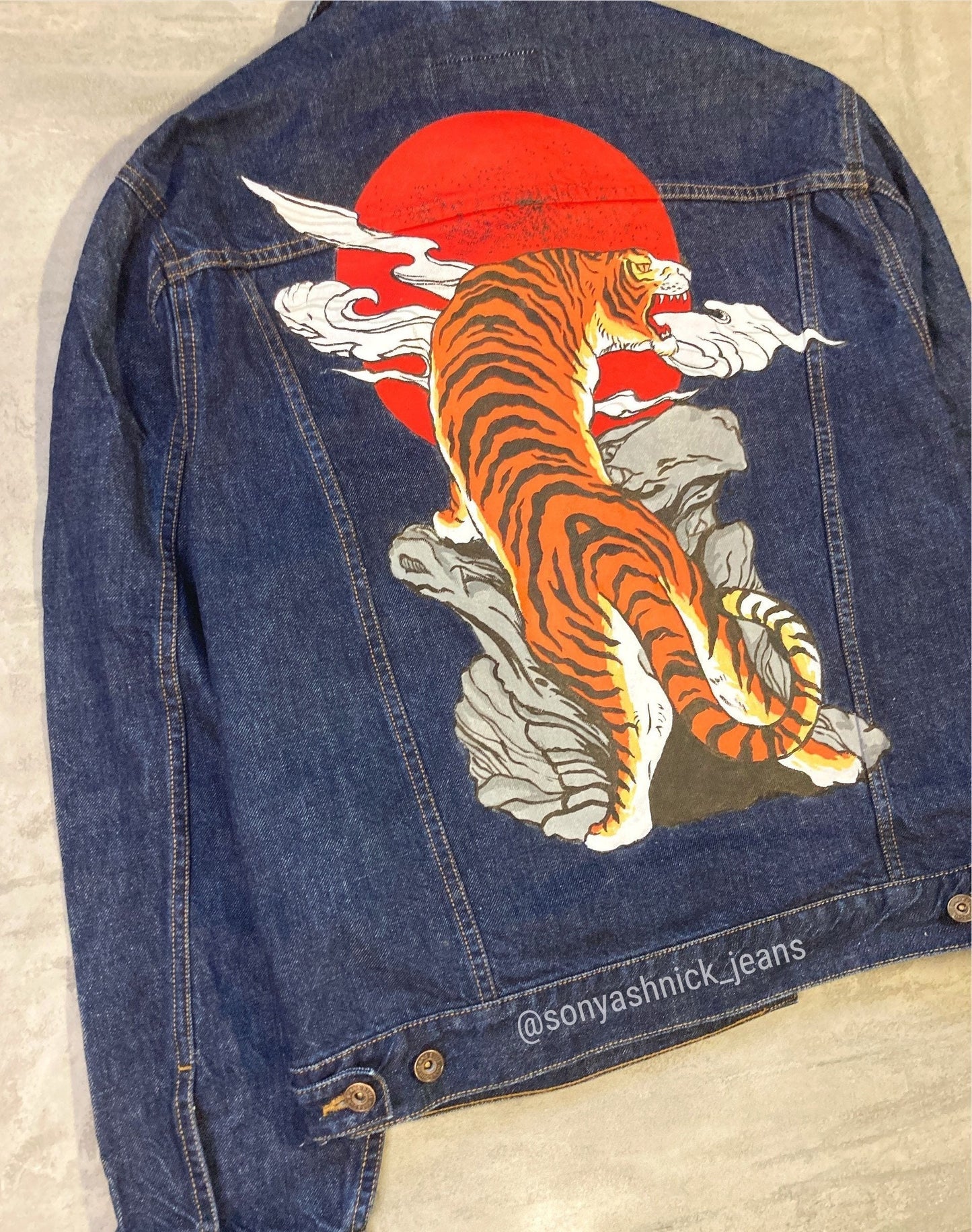 custom jean jacket